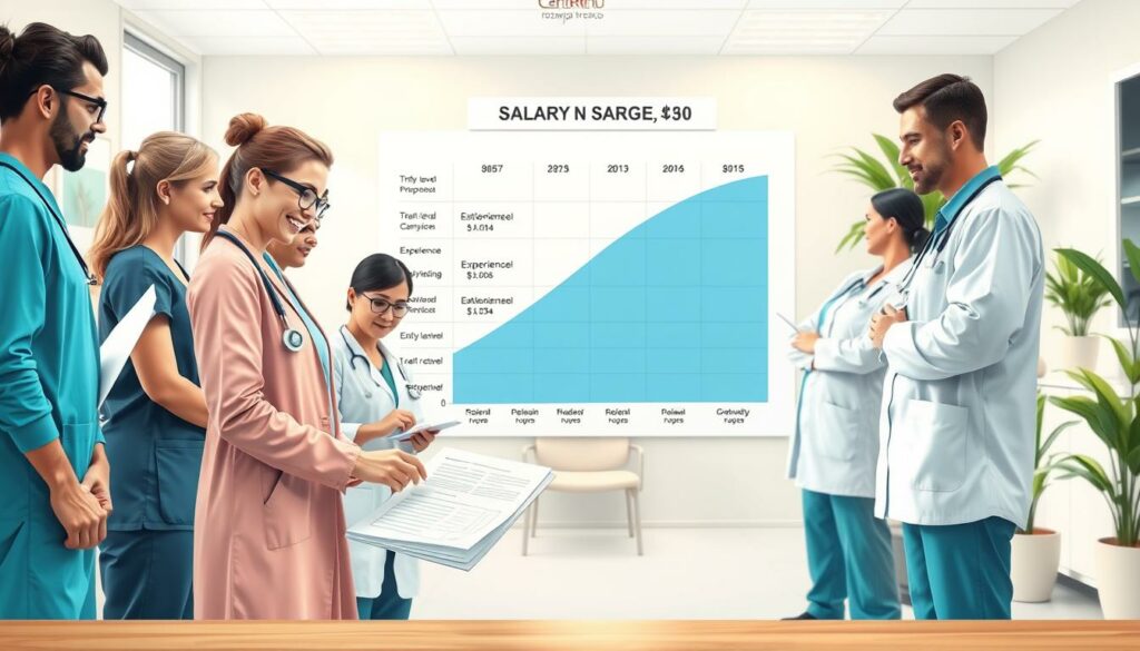 widełki płac opiekun medyczny